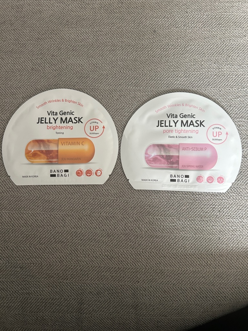 Two face masks